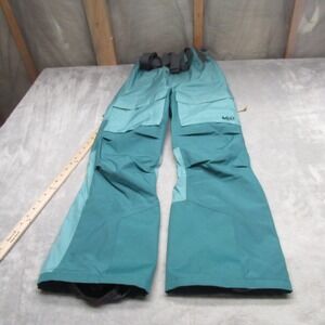 REI Snow Bib Pants Women XS Petite Blue Waterproof Goretex Rain Ski Winter 32x30